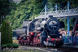 IR6_14967 Dampflok BR 52 1360-8 - beim Rangieren im Bahnhof Knigstein